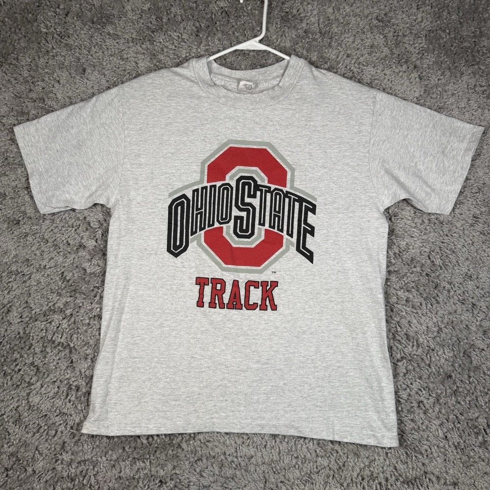 Vtg The Cotton Exchange Ohio State University Track T Shirt OSU Size‎ Large USA